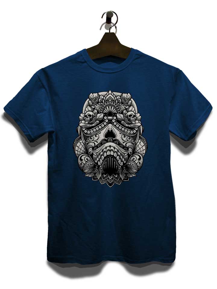 stormtrooper-helmet-art-t-shirt dunkelblau 3