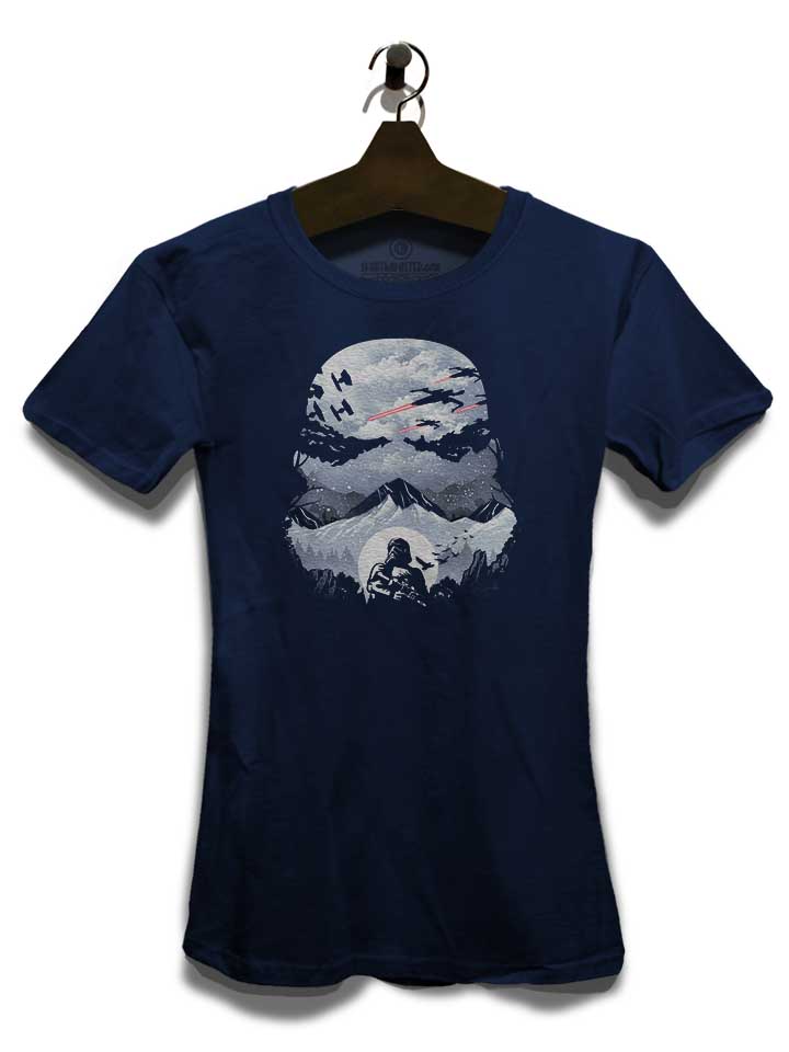 stormtrooper-mountains-damen-t-shirt dunkelblau 3
