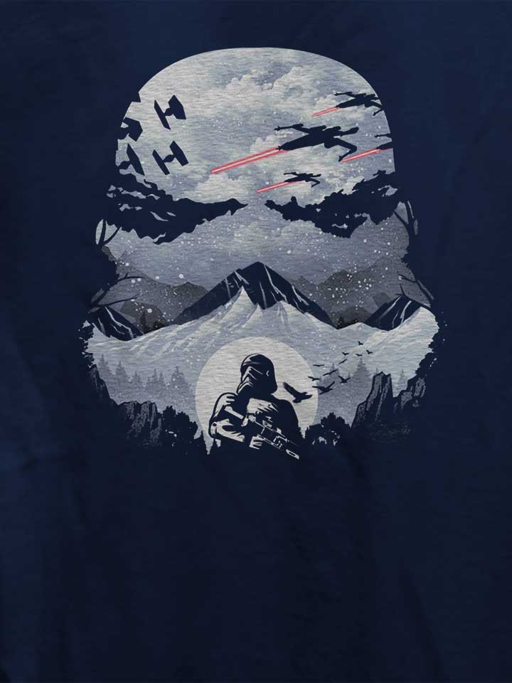 stormtrooper-mountains-damen-t-shirt dunkelblau 4