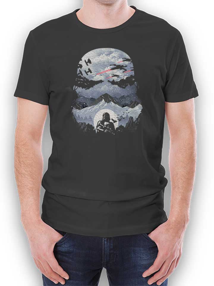 Stormtrooper Mountains T-Shirt dark-gray L