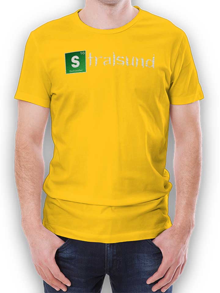 Stralsund Kinder T-Shirt gelb 110 / 116