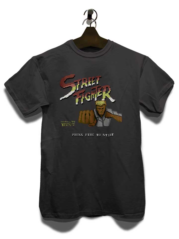 streetfighter-t-shirt dunkelgrau 3
