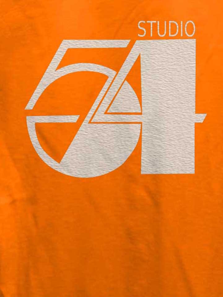 studio54-logo-weiss-damen-t-shirt orange 4