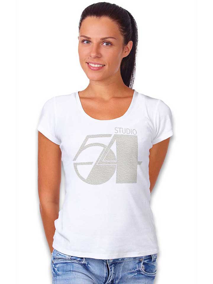 studio54-logo-weiss-damen-t-shirt weiss 2