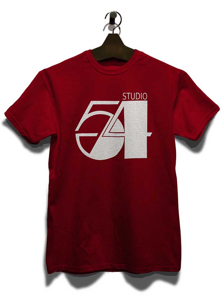 studio54-logo-weiss-t-shirt bordeaux 3