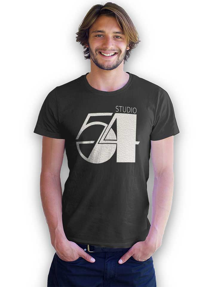 studio54-logo-weiss-t-shirt dunkelgrau 2