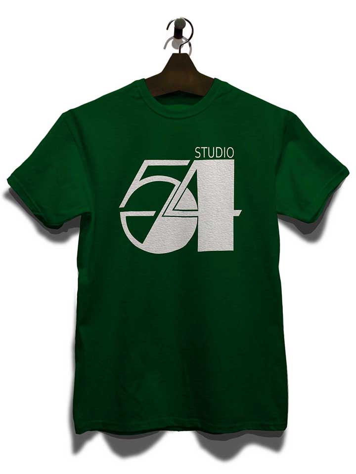 studio54-logo-weiss-t-shirt dunkelgruen 3