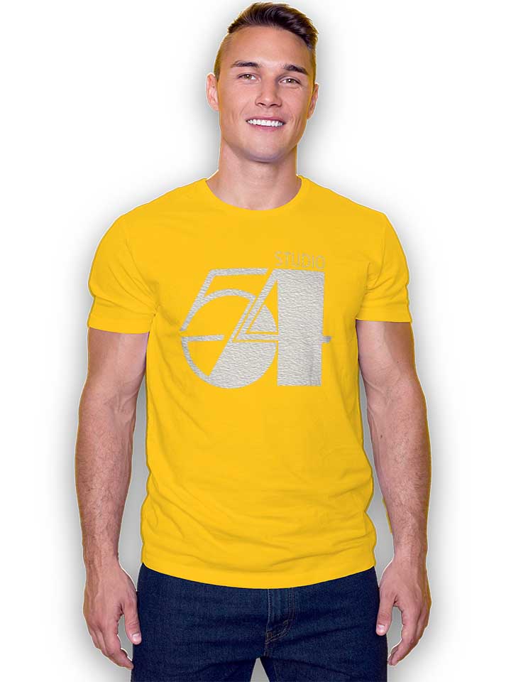 studio54-logo-weiss-t-shirt gelb 2