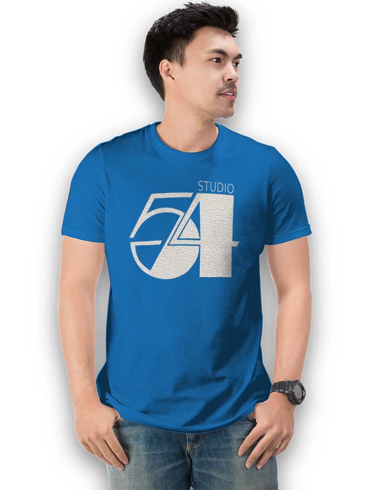 studio54-logo-weiss-t-shirt royal 2