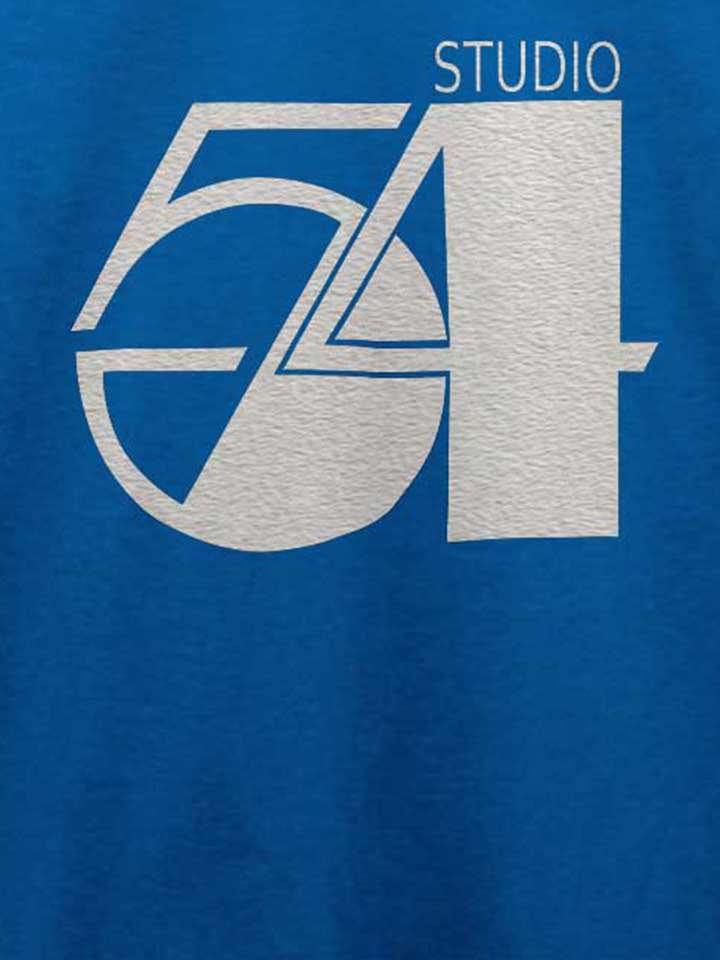 studio54-logo-weiss-t-shirt royal 4