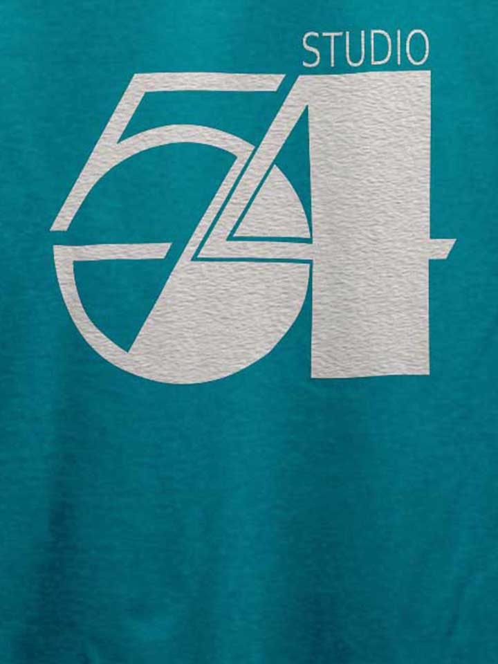 studio54-logo-weiss-t-shirt tuerkis 4
