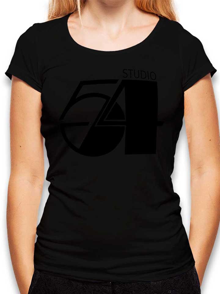 studio54-logo-damen-t-shirt schwarz 1