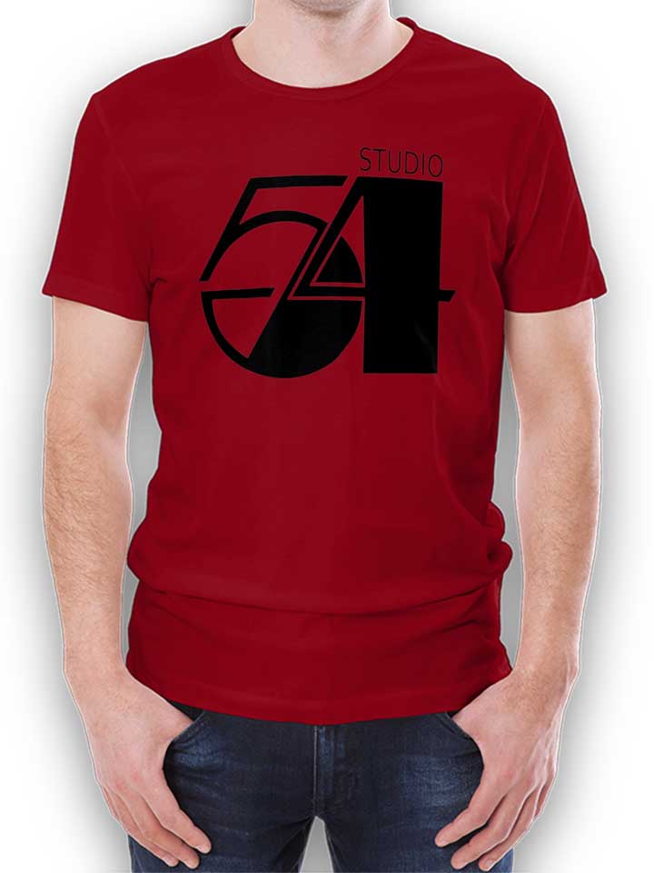 Studio54 Logo T-Shirt bordeaux L