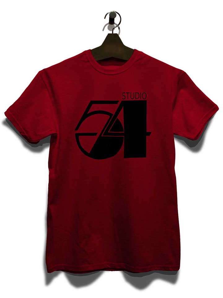 studio54-logo-t-shirt bordeaux 3