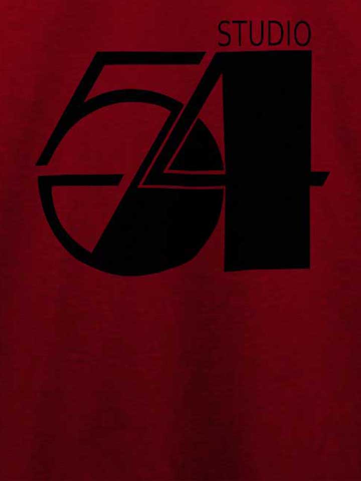 studio54-logo-t-shirt bordeaux 4