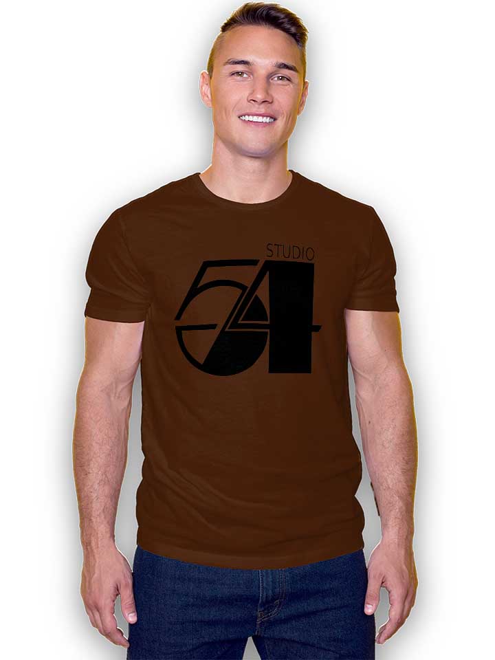 studio54-logo-t-shirt braun 2