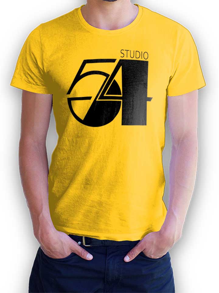 Studio54 Logo T-Shirt gelb L
