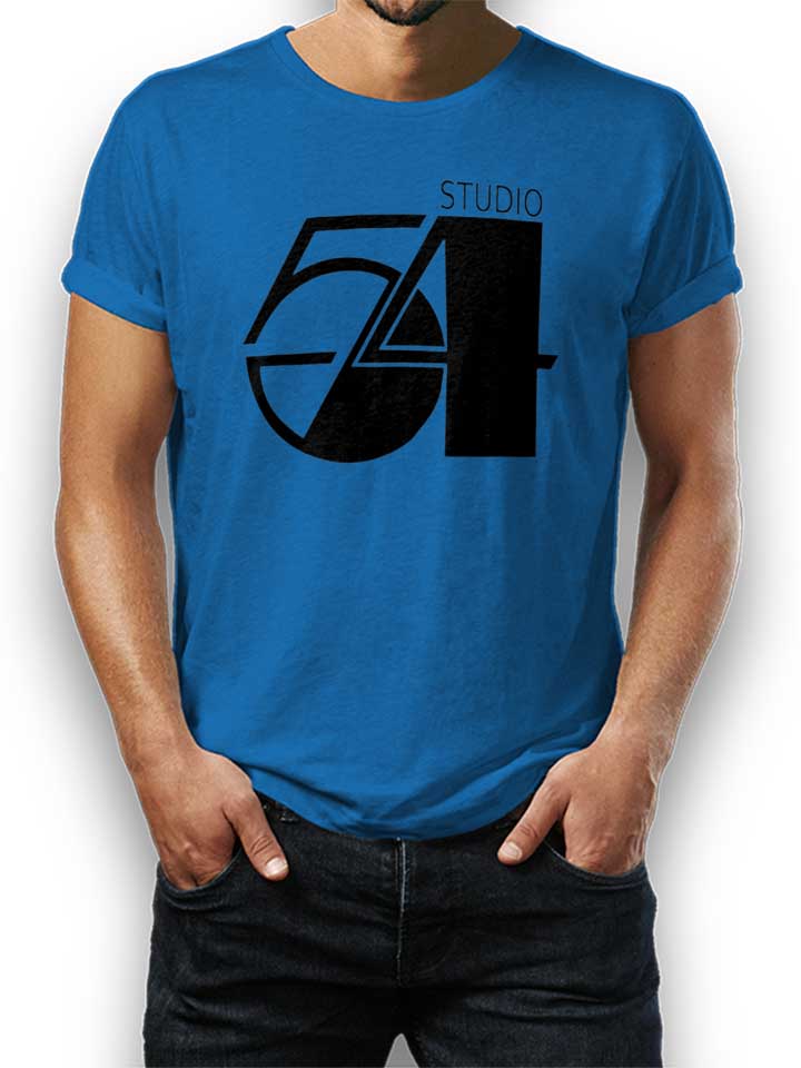 Studio54 Logo T-Shirt blu-royal L