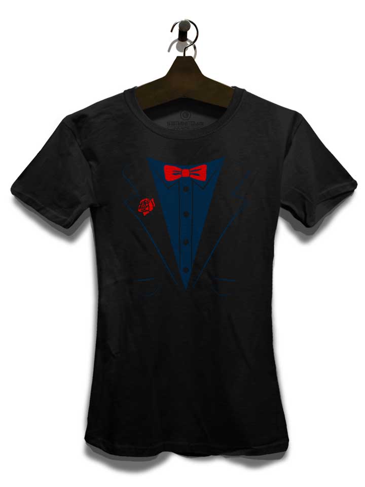 suit-and-tie-damen-t-shirt schwarz 3