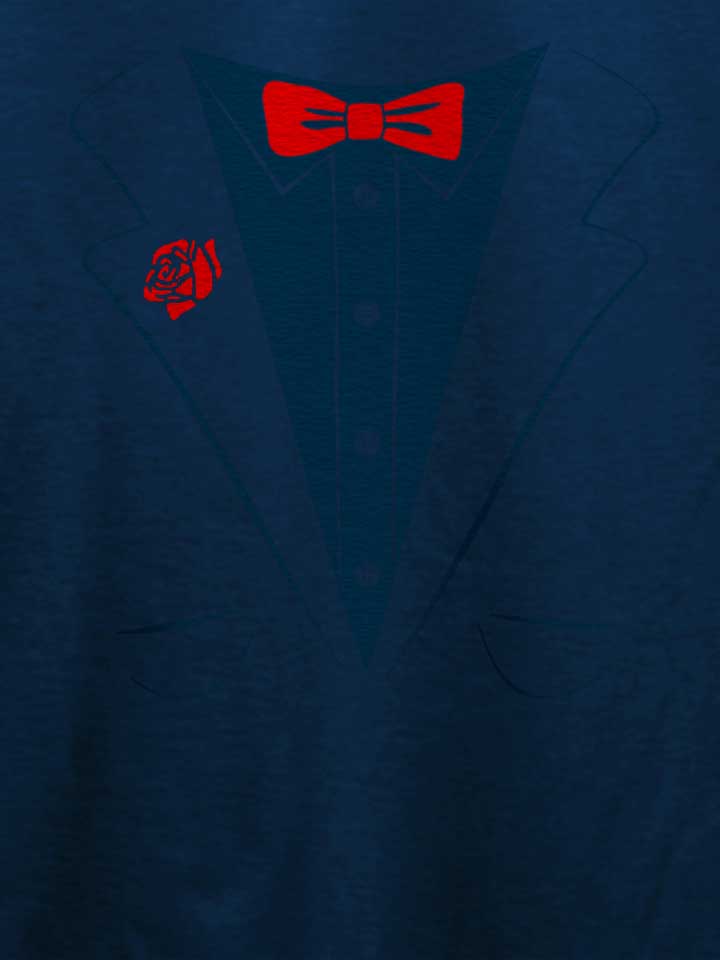 suit-and-tie-t-shirt dunkelblau 4