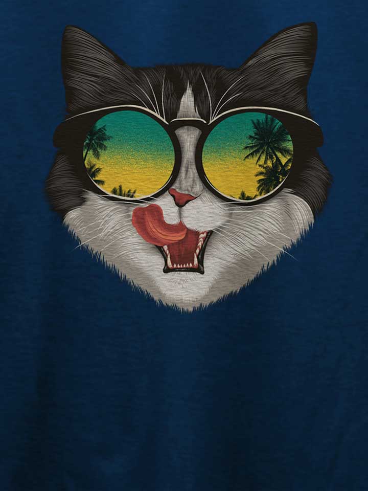 summer-cat-02-t-shirt dunkelblau 4