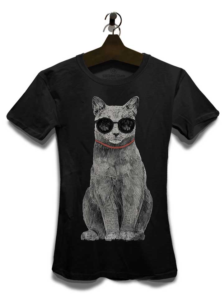 summer-cat-damen-t-shirt schwarz 3