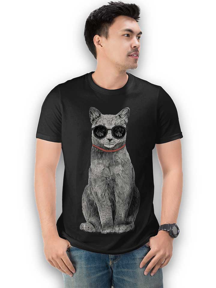 summer-cat-t-shirt schwarz 2