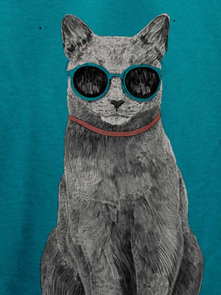summer-cat-t-shirt tuerkis 4
