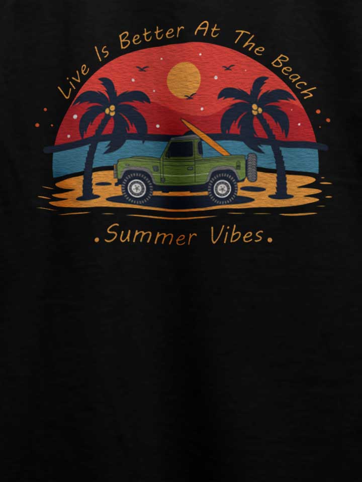 summer-vibes-t-shirt schwarz 4