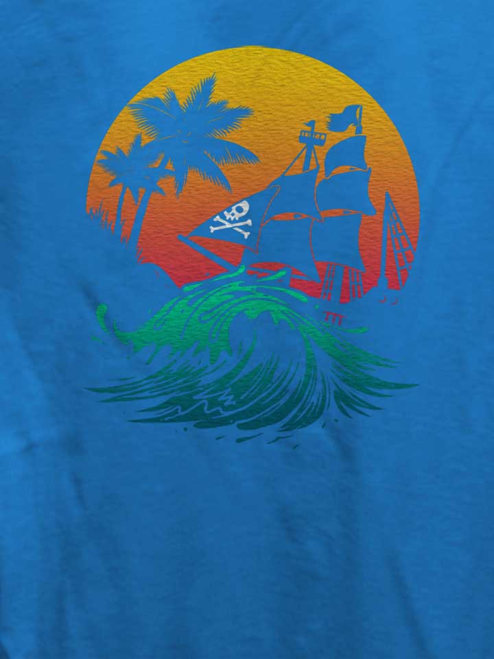 summer-wave-pirates-damen-t-shirt royal 4