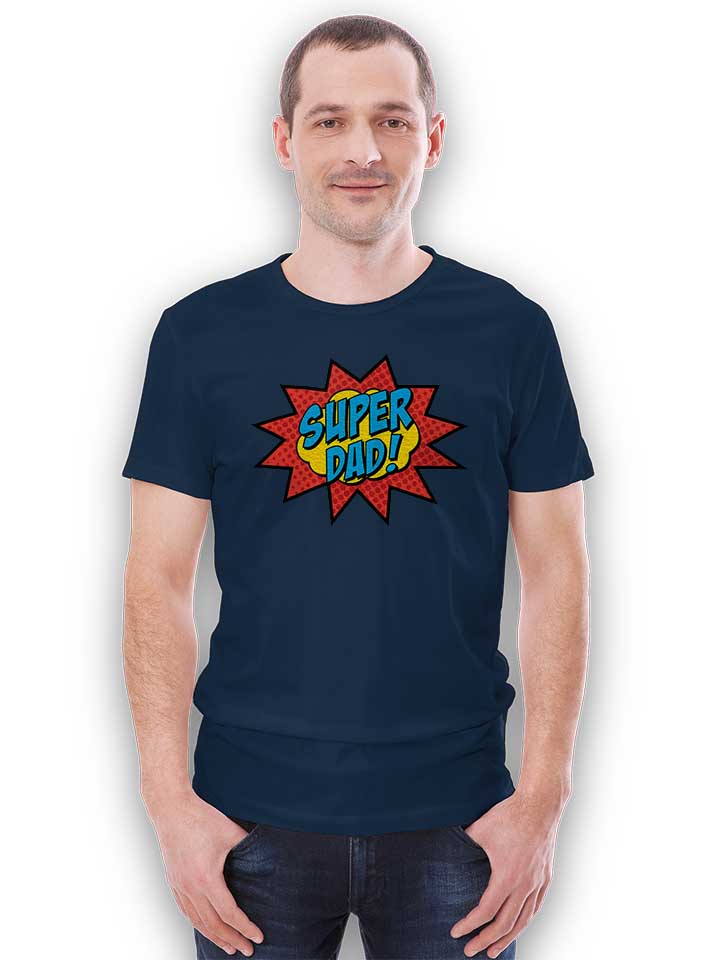 super-dad-t-shirt dunkelblau 2