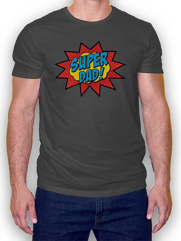 Super Dad T-Shirt dark-gray L