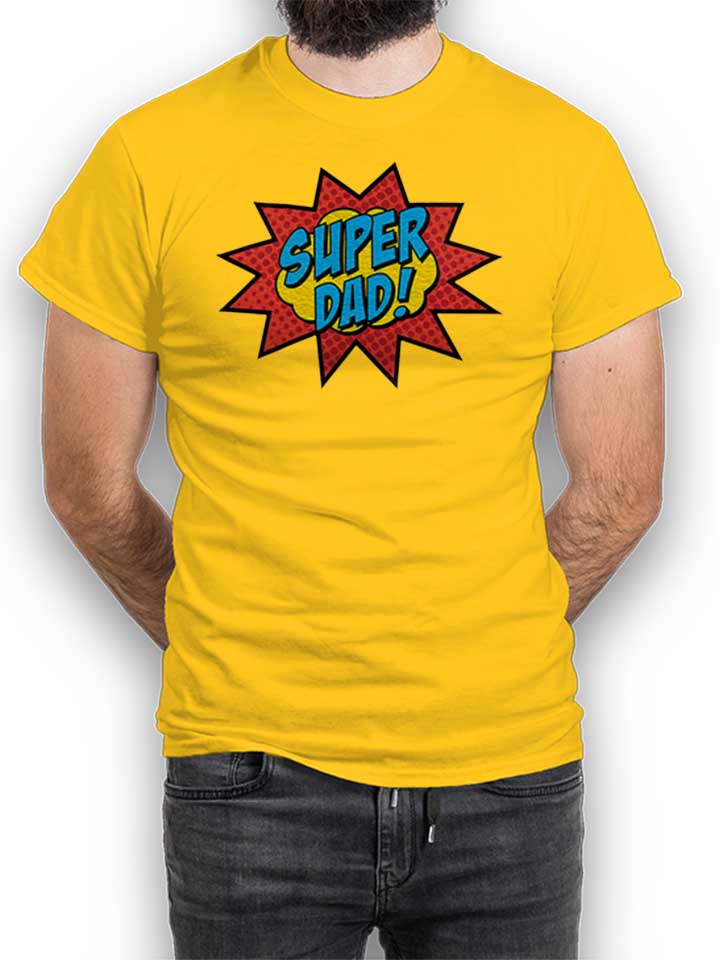 Super Dad Camiseta amarillo L