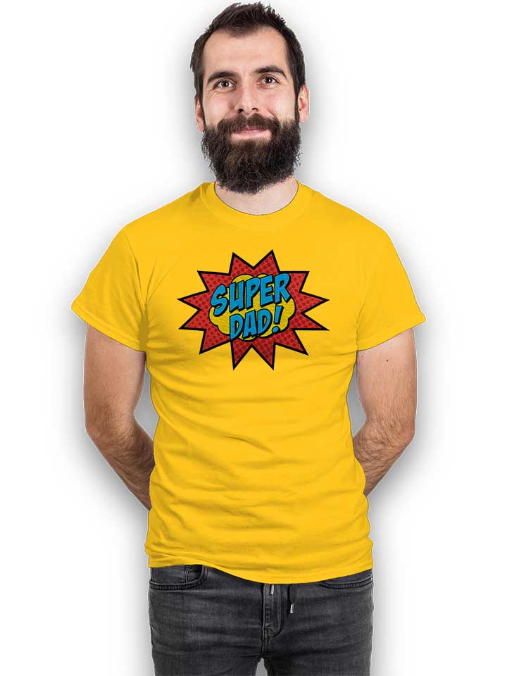 super-dad-t-shirt gelb 2