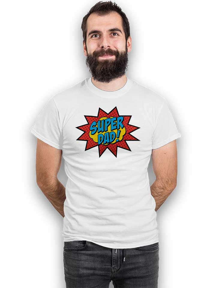 super-dad-t-shirt weiss 2