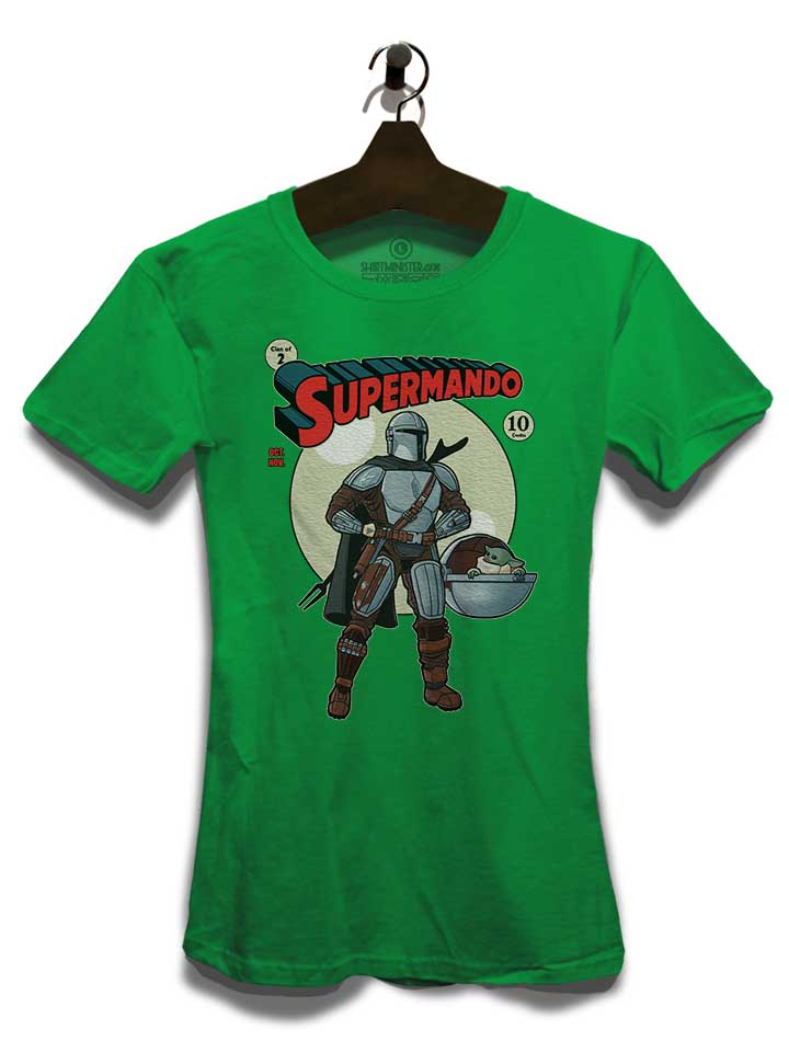 supermando-damen-t-shirt gruen 3