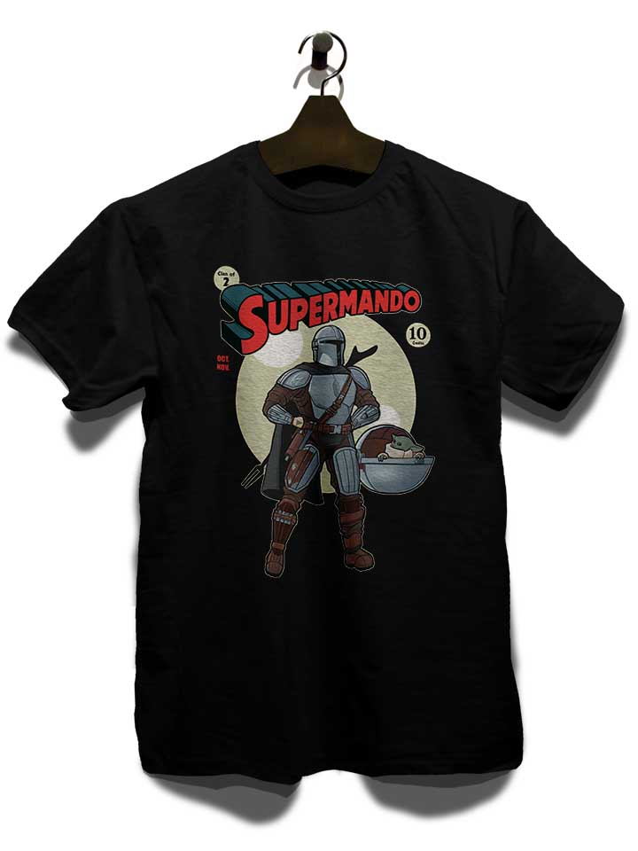 supermando-t-shirt schwarz 3