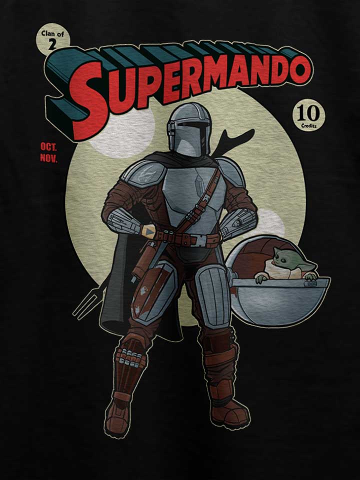 supermando-t-shirt schwarz 4