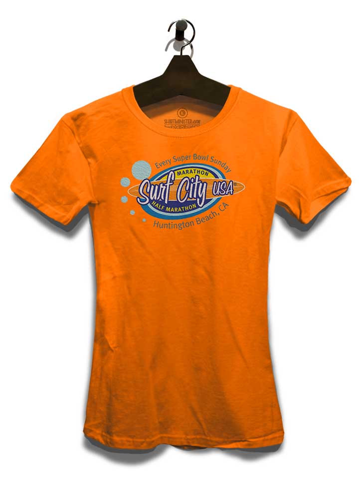 surf-city-usa-damen-t-shirt orange 3