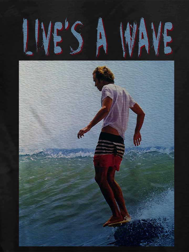 surfing-lives-a-wave-damen-t-shirt schwarz 4