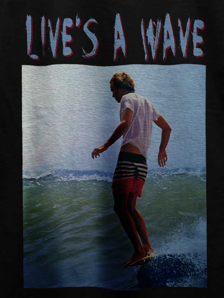 surfing-lives-a-wave-t-shirt schwarz 4