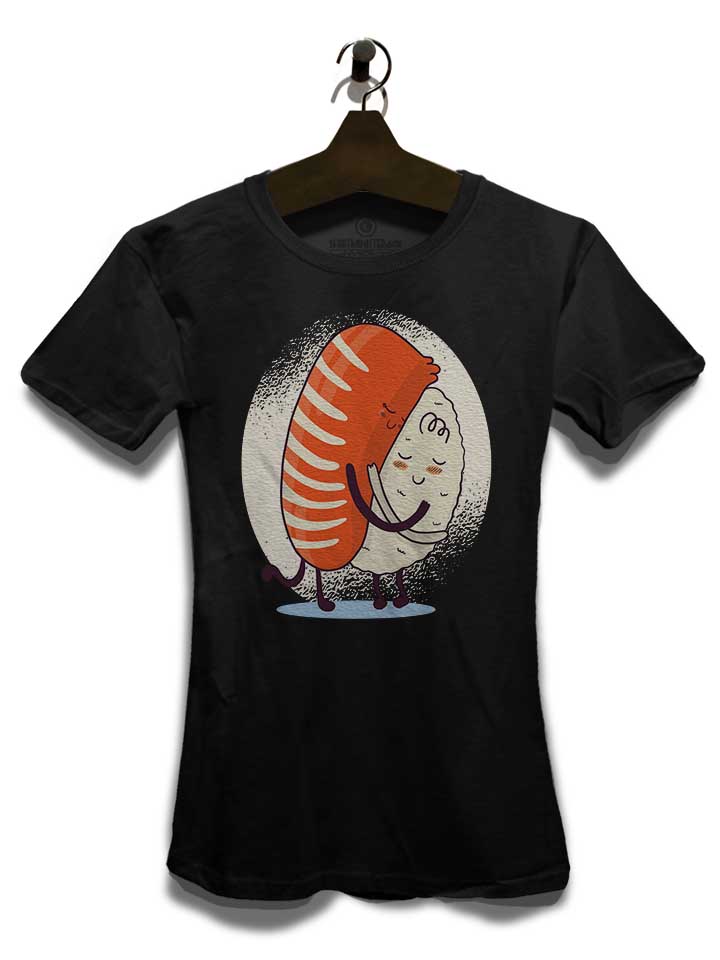sushi-hug-02-damen-t-shirt schwarz 3