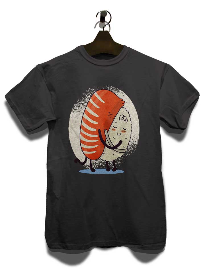 sushi-hug-02-t-shirt dunkelgrau 3