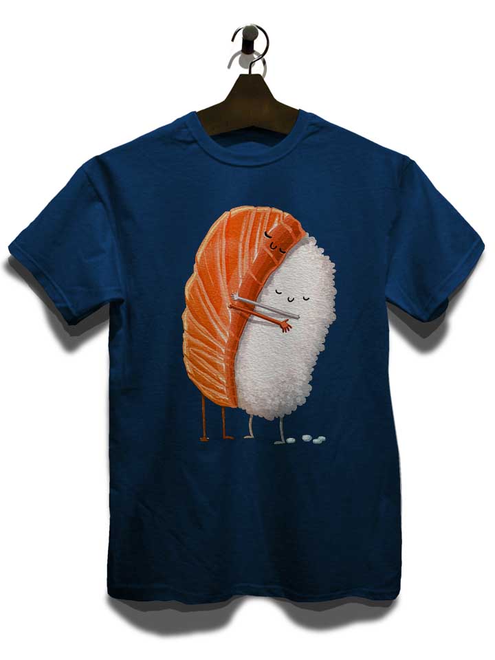 sushi-hug-t-shirt dunkelblau 3