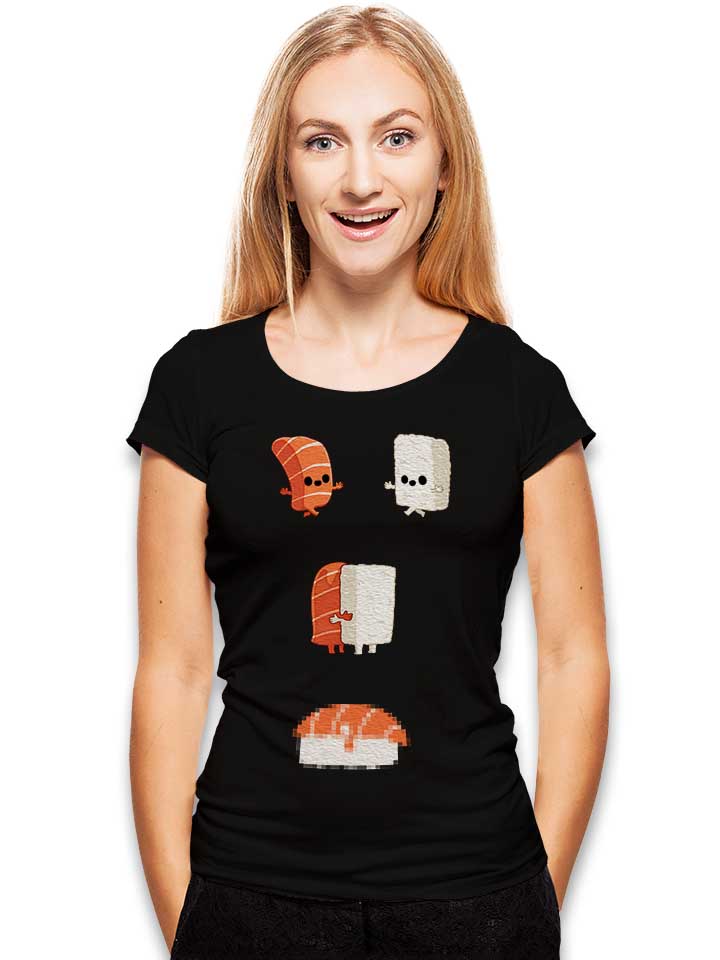 sushi-is-love-damen-t-shirt schwarz 2