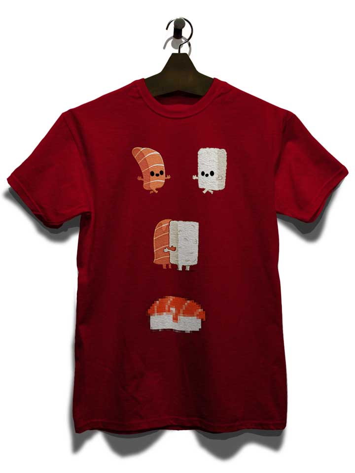 sushi-is-love-t-shirt bordeaux 3