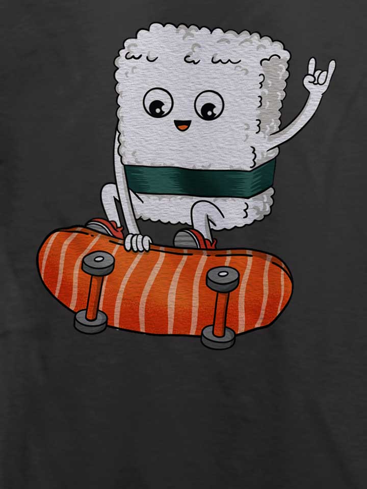 sushi-skater-t-shirt dunkelgrau 4