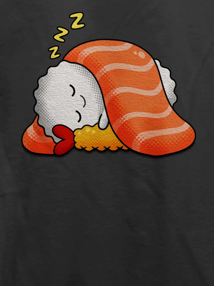 sushi-snooze-t-shirt dunkelgrau 4