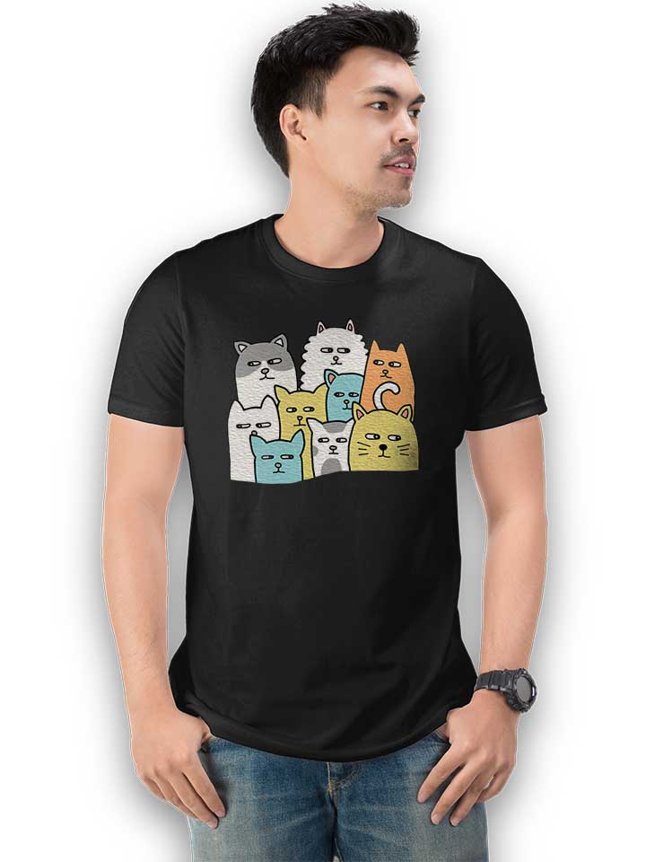 suspicious-cats-t-shirt schwarz 2