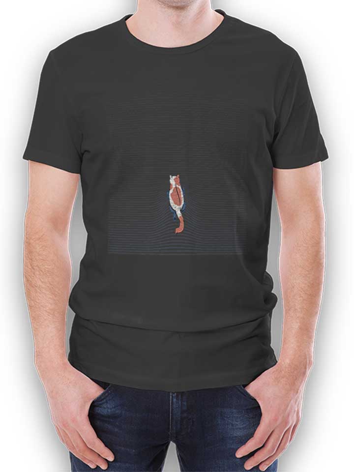 swimming-cat-t-shirt dunkelgrau 1